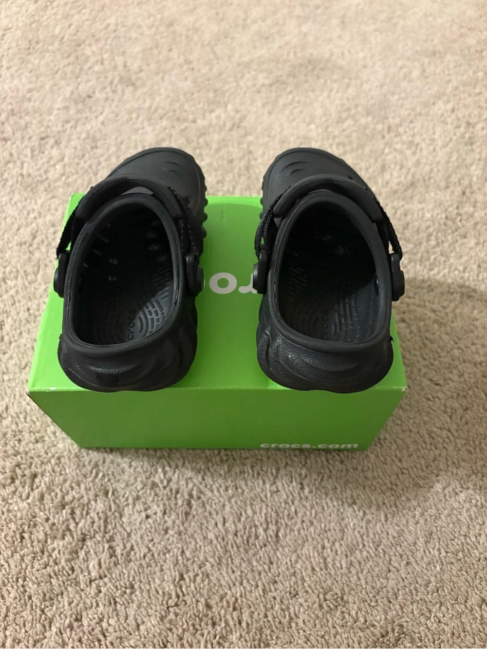 CROCS Kids Black Classic Clog Sandals
